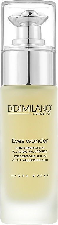 Didi Milano Сыворотка для контура глаз с гиалуроновой кислотой Eyes Wonder Eye Contour Serum With Hyaluronic Acid - фото N1