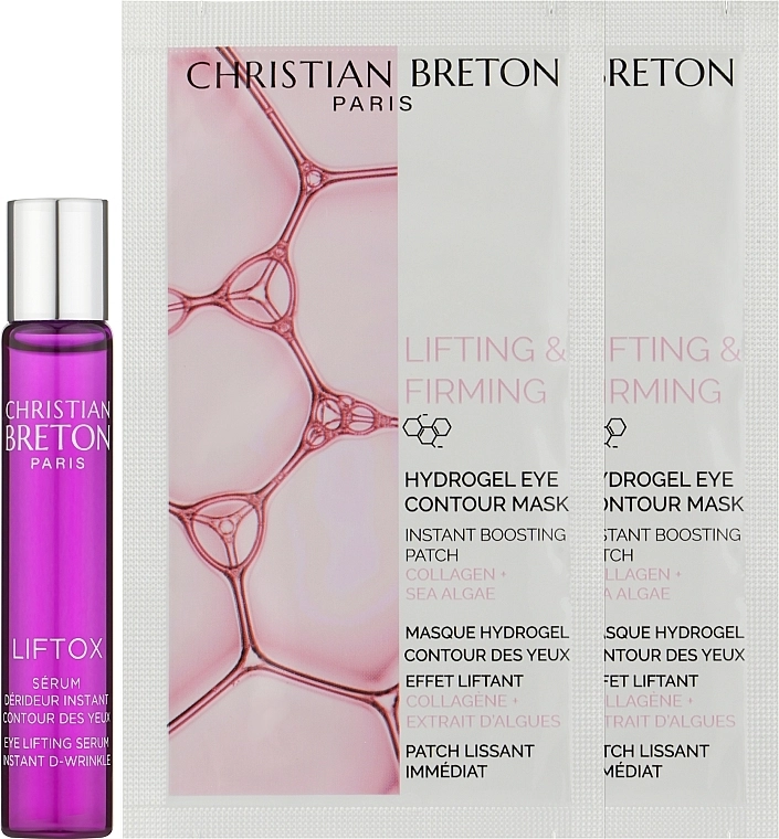 Christian Breton Набор Perfect Eye Lift Set (eye/ser/10 ml + eye/mask/2 pcs) - фото N2