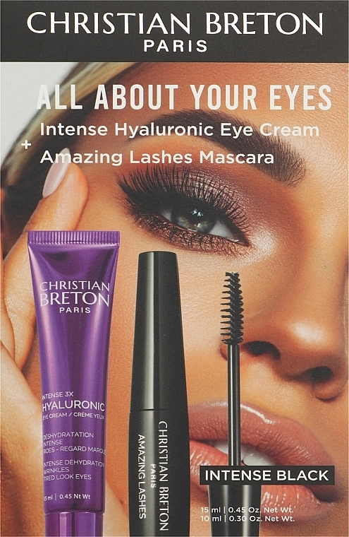 Christian Breton All About Your Eyes Set (mascara/10ml+eye/cr/15ml) Набір - фото N1