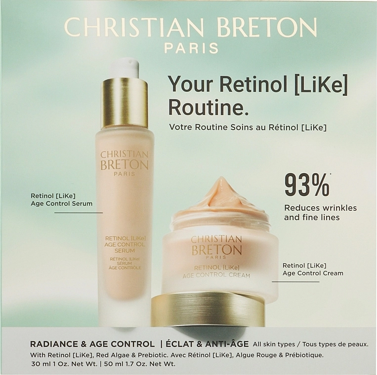 Christian Breton Набір Age Priority Retinol [Like] Set (f/cr/50ml+f/ser/30ml) - фото N1