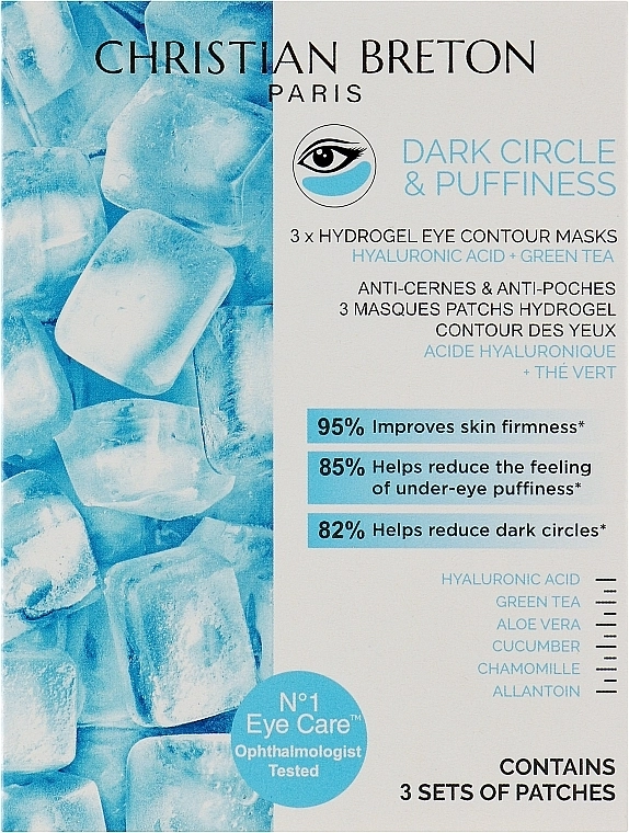 Christian Breton Патчі під очі миттевої дії Eye Priority Dark Circle & Puffiness Eye Contour Mask - фото N1