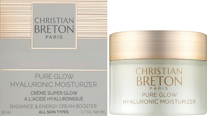 Christian Breton Крем для лица "Сияние и блеск" Age Priority Pure Glow Hyaluronic Moisturizer Radiance & Energy Cream Booster - фото N2