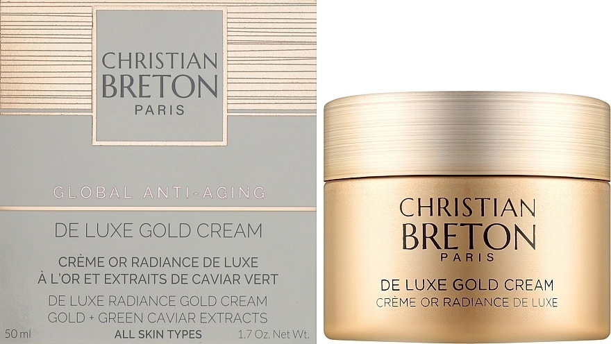 Christian Breton Крем для обличчя з екстрактом ікри та колоїдним золотом Age Priority De Luxe Gold Cream - фото N2