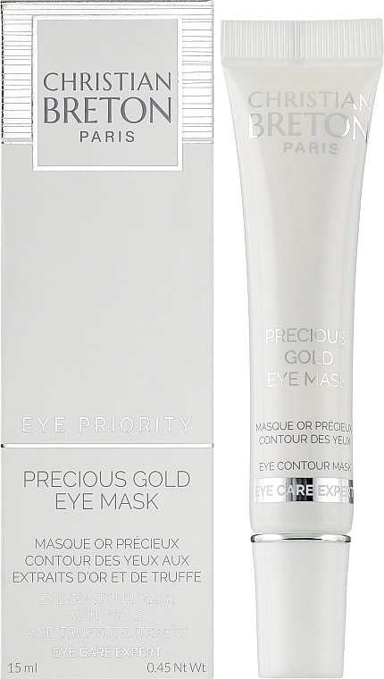 Christian Breton Маска для контура глаз с экстрактом трюфеля и коллоидным золотом Eye Priority Precious Gold Eye Mask - фото N2