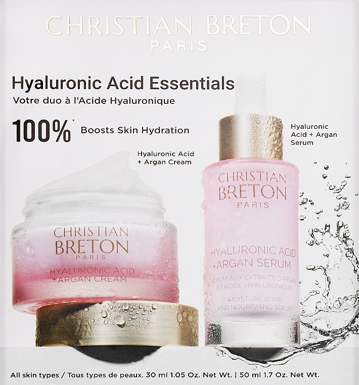 Christian Breton Набір Hyaluronic Acid Set (f/cr/50ml+f/ser/30ml) - фото N1