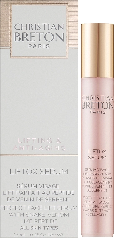 Christian Breton Сыворотка для увядающей кожи лица Liftox Perfect Face Lift Serum - фото N2