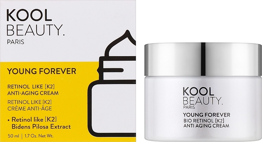 Kool Beauty Антивіковий крем для обличчя Young Forever Bio Retinol [K2] Anti Aging Cream - фото N2