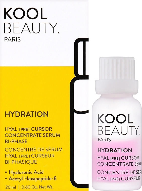 Kool Beauty Концентрована сироватка для обличчя Hydration Hyal Pre Cursor Concentrate Serum - фото N2