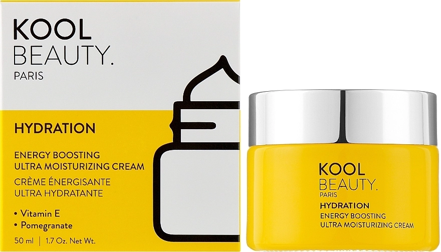 Kool Beauty Зволожувальний крем для обличчя Cool Beauty Hydration Energy Boosting Ultra Moisturizing Cream - фото N2
