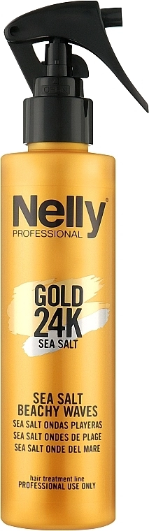 Nelly Professional Спрей для волос "Sea Salt" Gold 24K Spray - фото N1