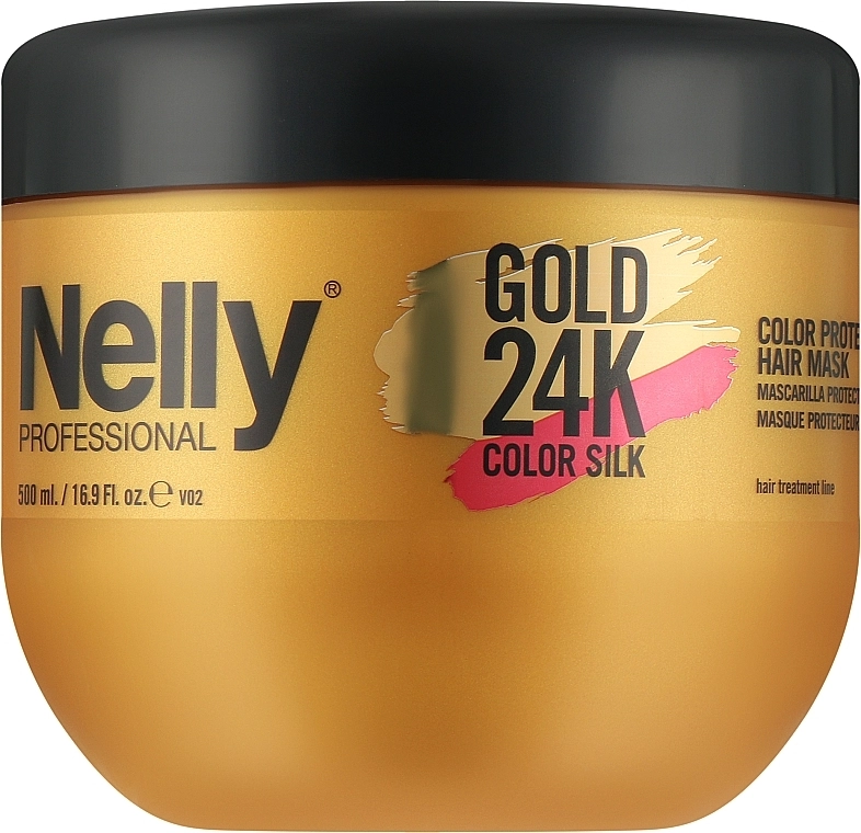 Nelly Professional Маска для волосся "Colour Protector" Gold 24K Mask - фото N1