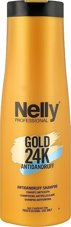 Nelly Professional Шампунь для волос от перхоти Gold 24K Shampoo - фото N1