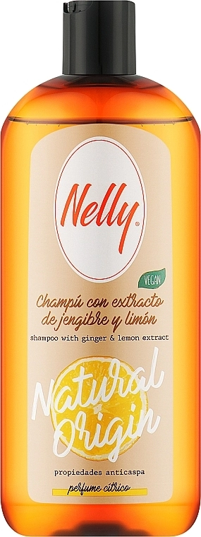 Nelly Шампунь для волос с экстрактом имбиря и лимона Natural Origin Shampoo - фото N1
