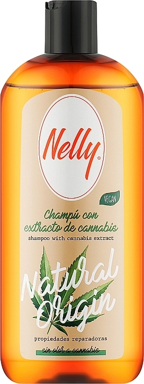 Nelly Шампунь для волосся з екстрактом канабісу Natural Origin Shampoo - фото N1