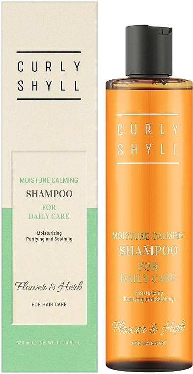 Curly Shyll Увлажняющий успокаивающий шампунь для волос Moisture Calming Shampoo - фото N2