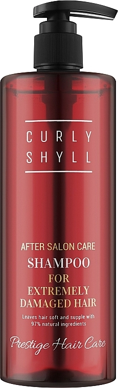 Curly Shyll Відновлюючий шампунь для дуже пошкодженого волосся After Salon Care Shampoo - фото N1