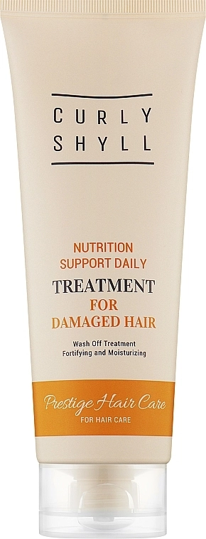 Curly Shyll Маска-кондиционер для ежедневного использования для поврежденных волос Nutrition Support Daily Treatment - фото N2