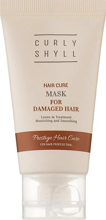 Curly Shyll Термозащитная маска для поврежденных волос Hair Cure Mask (мини) - фото N1