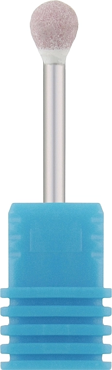 Nail Drill Фреза корундова "Кулька", діаметр 3.5 мм, 45-11, рожева - фото N1