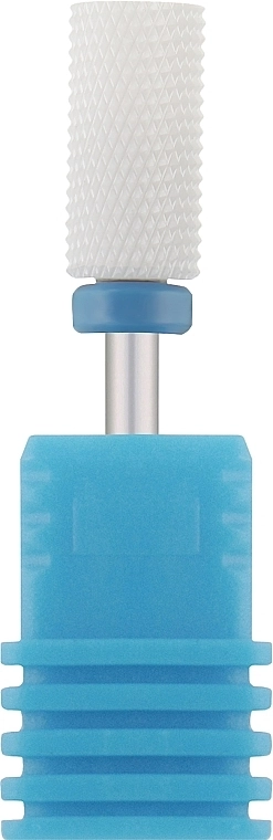 Nail Drill Фреза керамічна "Барабан" 610082, синя насічка - фото N1