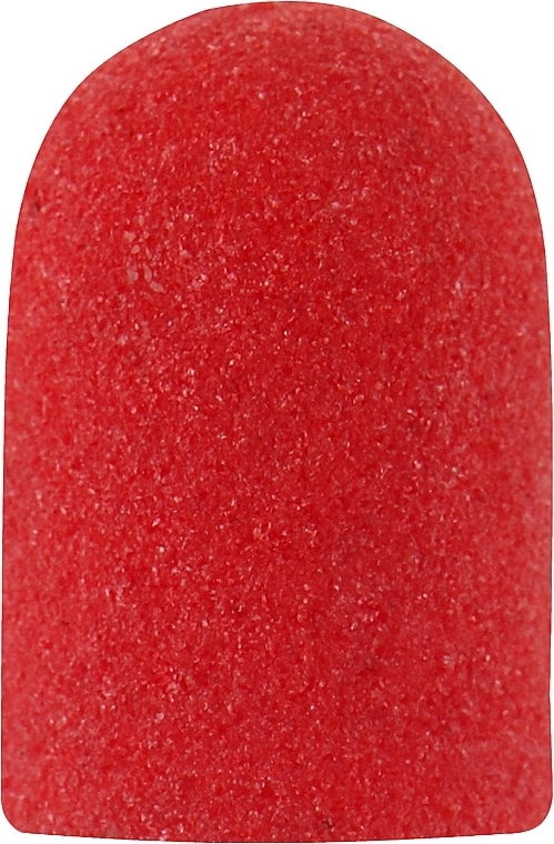 Nail Drill Колпачок красный, диаметр 16 мм, абразивность 120 грит, CR-16-120 - фото N1