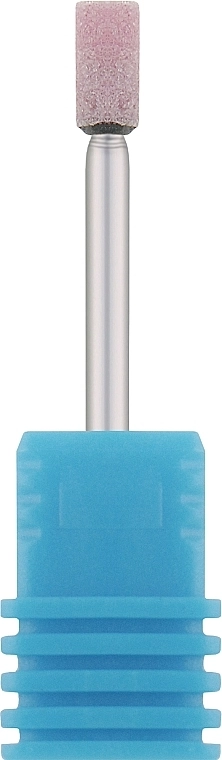 Nail Drill Фреза корундова "Циліндр", діаметр 3.5 мм, 45-41, рожева - фото N1