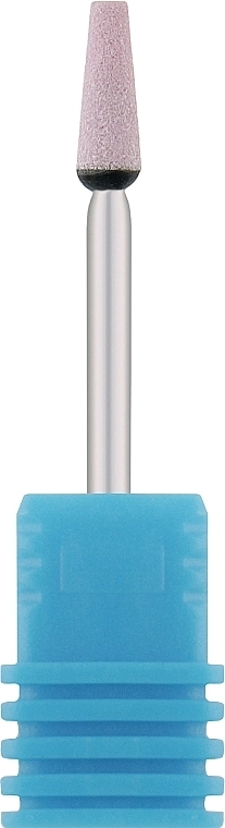 Nail Drill Фреза корундова "Усічений подовжений конус", діаметр 2.8 мм, 45-34, рожева - фото N1