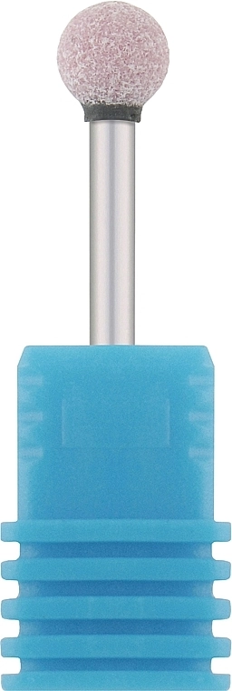 Nail Drill Фреза корундовая "Шарик", диаметр 6.0 мм, 45-13, розовая - фото N1