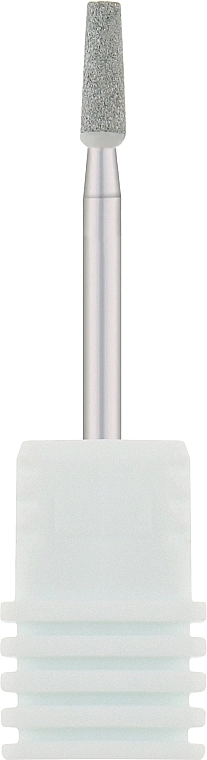Nail Drill Фреза корундова "Усічений конус", діаметр 3.3 мм, 45-31, сіра - фото N1