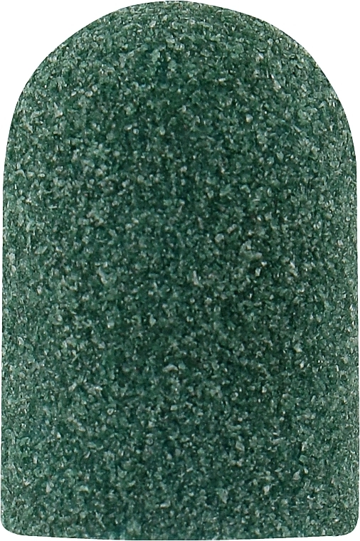 Nail Drill Колпачок зеленый, диаметр 16 мм, абразивность 80 грит, CG-16-80 - фото N1