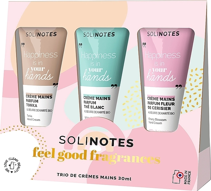 Solinotes Hand Cream Trio Gift Set Набор (h/cr/3x30ml) - фото N1