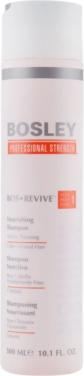 Bosley Шампунь питательный для истонченных окрашенных волос Bos Revive Shampoo - фото N4