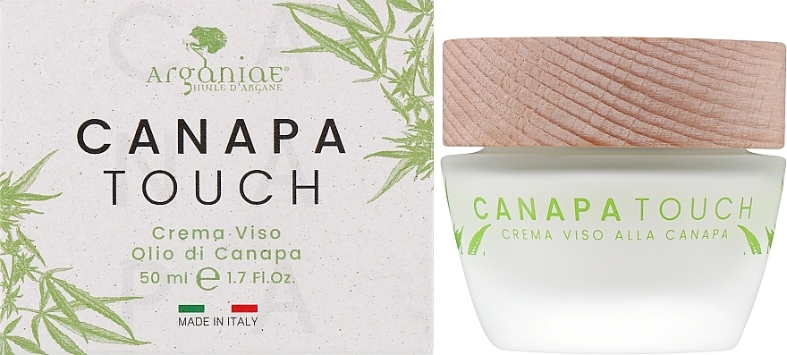 Arganiae Конопляний крем для тьмяної та чутливої шкіри обличчя Canapa Touch Hemp Facial Cream - фото N2