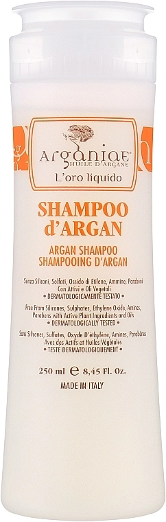 Arganiae Шампунь для всех типов волос L'oro Liquido Argan Shampoo - фото N1