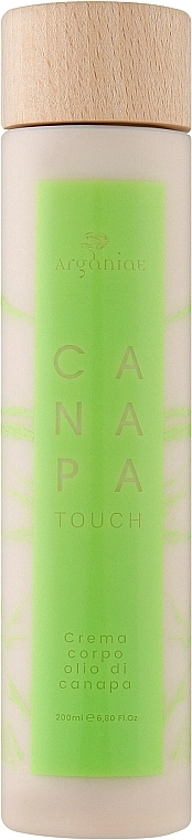 Arganiae Конопляный увлажняющий крем для сухой кожи тела Canapa Touch Hemp Oil Body Cream - фото N1