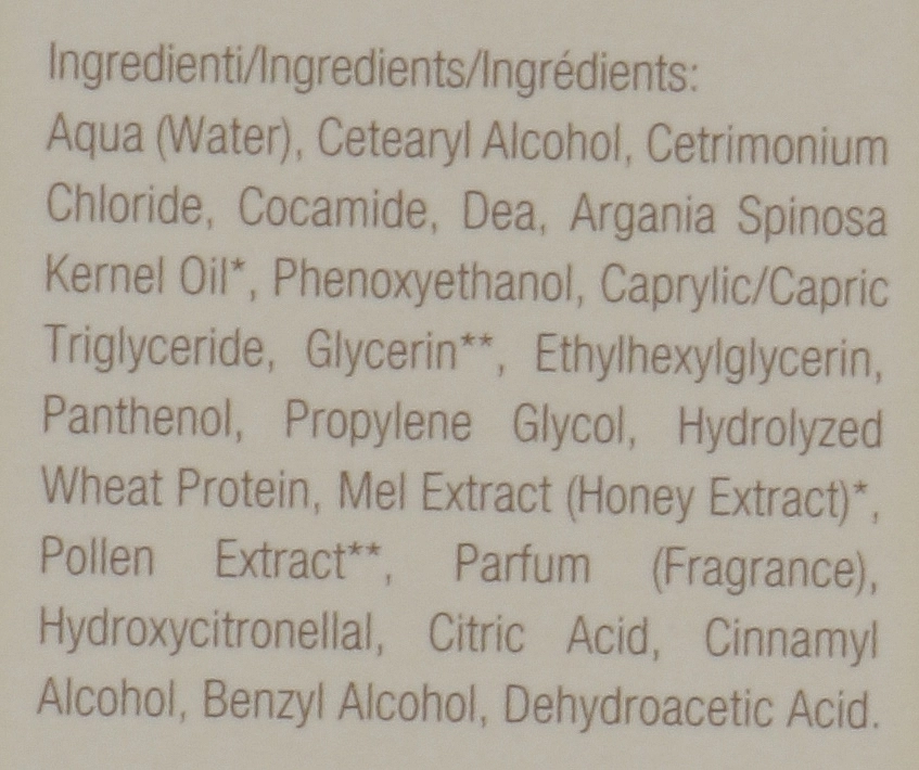 Arganiae Кондиціонер для всіх типів волосся з аргановою олією L'oro Liquido Conditioner With Argan Oil (туба) - фото N3