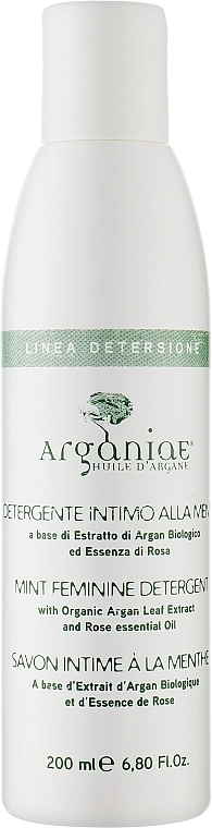 Arganiae Засіб для інтимної гігієни "М'ята" Mint Feminine Detergent - фото N1