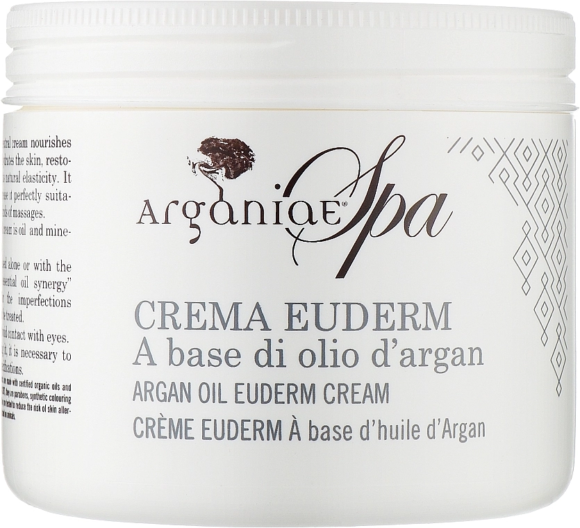 Arganiae Зволожувальний крем для масажу з аргановою олією Euderm Argan Massage Cream - фото N2