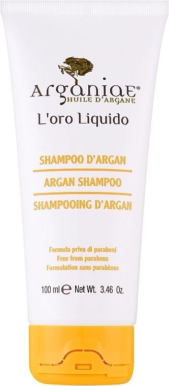Arganiae Шампунь для всех типов волос L'oro Liquido Argan Shampoo (туба) - фото N1