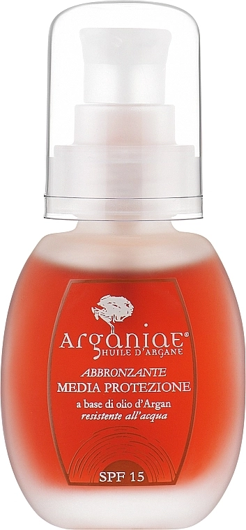 Arganiae Солнцезащитное масло на основе арганового масла, SPF 15 Argan Oil Tanning Lotion SPF 15 - фото N1