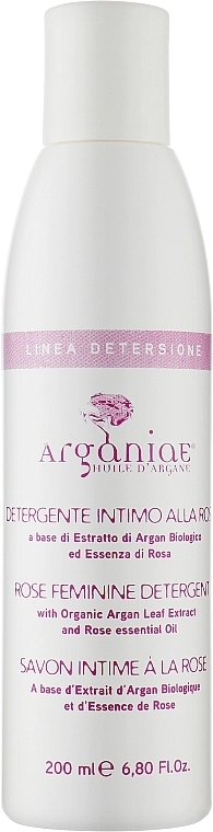 Arganiae Засіб для інтимної гігієни "Троянда" Rose Feminine Detergent - фото N1