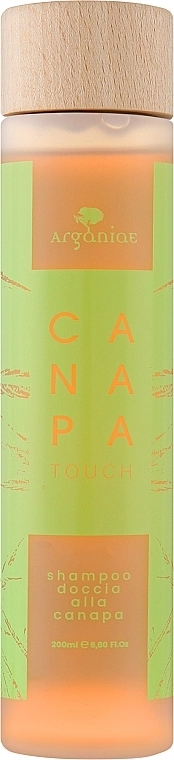 Arganiae Конопляный стимулирующий шампунь для душа и волос Canapa Touch Hemp Shower Shampoo - фото N1