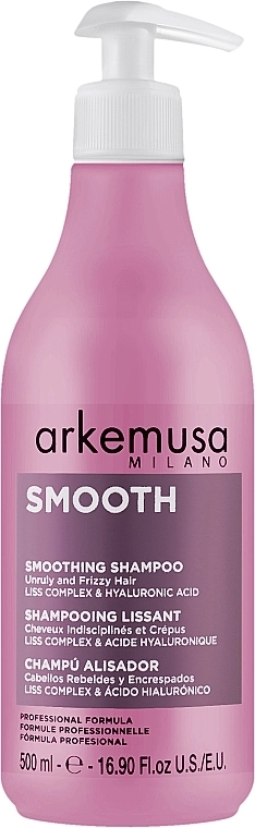 Arkemusa Розгладжуючий шампунь для кучерявого та неслухняного волосся Smooth Shampoo - фото N1