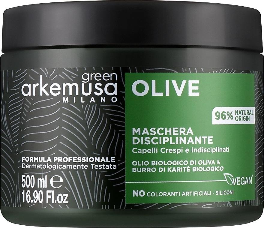 Arkemusa Green Маска для неслухняного волосся з оливою Olive Hair Mask - фото N1