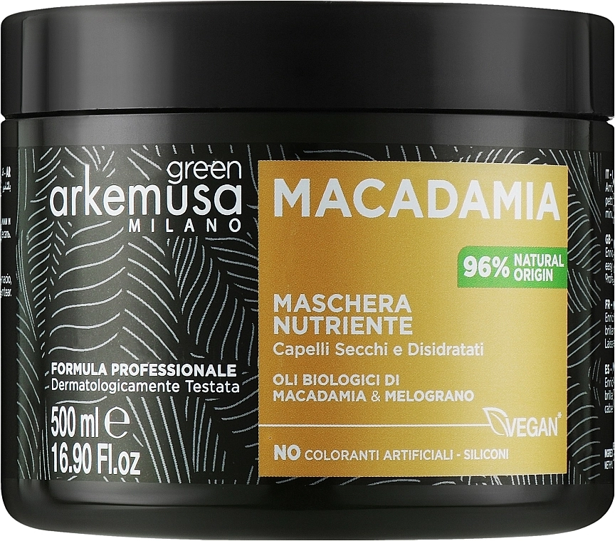 Arkemusa Green Живильна маска для сухого волосся з макадамією Macadamia Hair Mask - фото N1