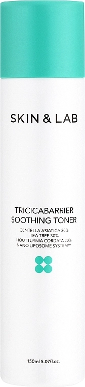 SKIN&LAB Успокаивающий тонер для лица с центеллой Tricicabarrier Soothing Toner - фото N1