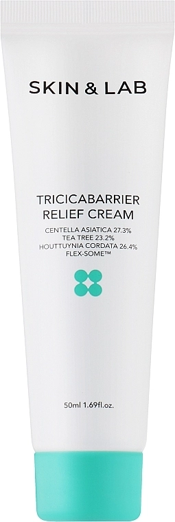 SKIN&LAB Заспокійливий крем для обличчя з центелою Tricicabarrier Relief Cream - фото N1