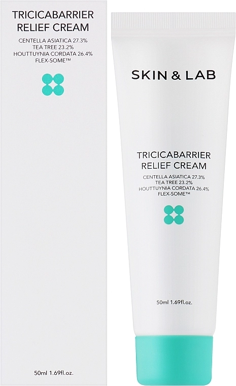 SKIN&LAB Заспокійливий крем для обличчя з центелою Tricicabarrier Relief Cream - фото N2