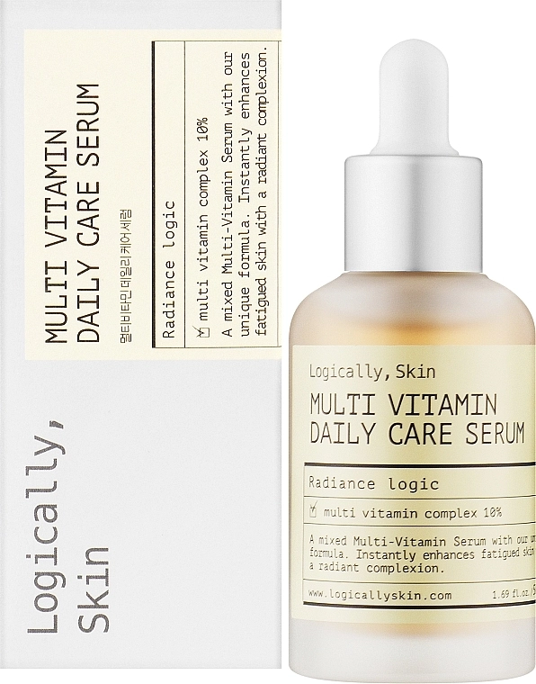 Logically, Skin Мультивитаминный серум с ретинолом Multi Vitamin Daily Care Serum, 50ml - фото N2