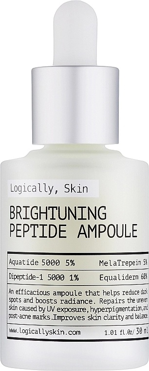 Logically, Skin Пептидна ампула для сяйва шкіри Brightuning Peptide Ampoule - фото N1
